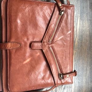 Genuine leather iPad 4 carrying bag